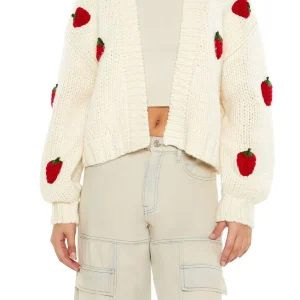 Strawberry Cardigan Sweater