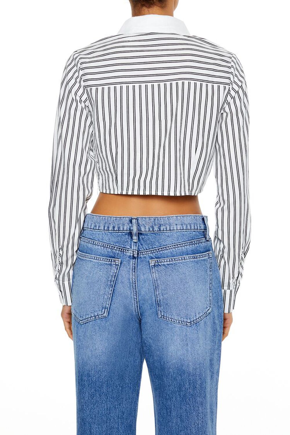 Striped Twist-Front Crop Top - Image 5