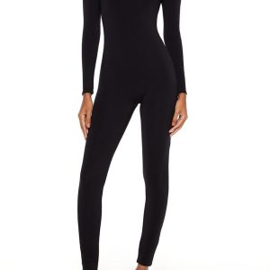 Fitted Open-Back Jumpsuit