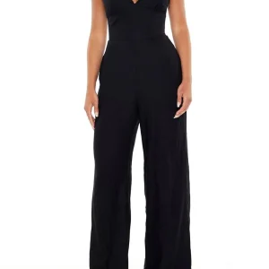 Ruffle Wide-Leg Jumpsuit